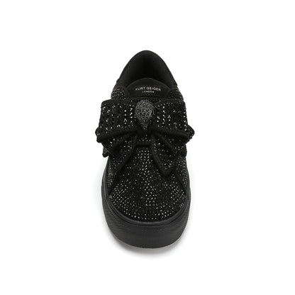 Mini Laney Bow Sneaker - Big Kid Black