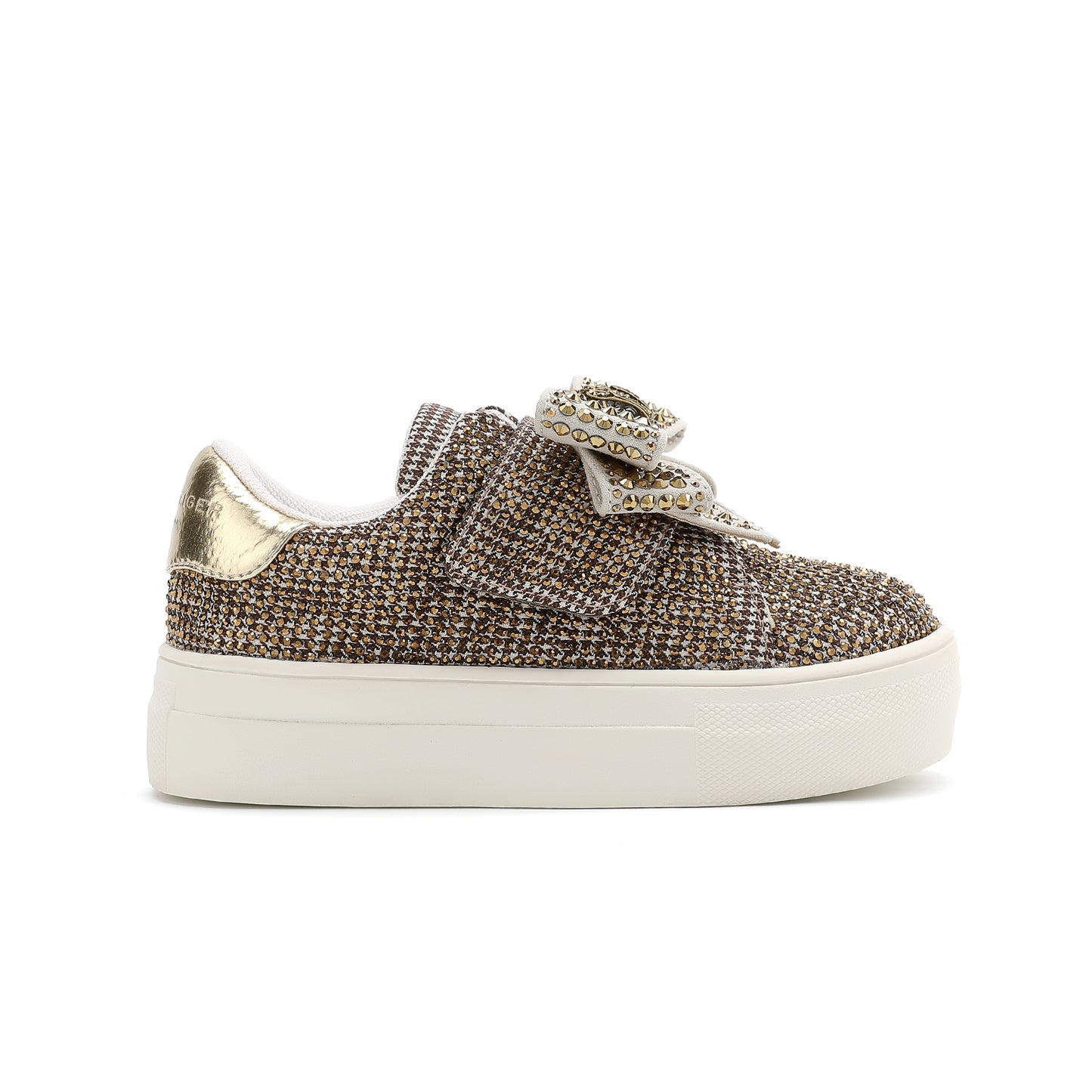 Mini Laney  Bow Sneaker  - Little Kid Beige