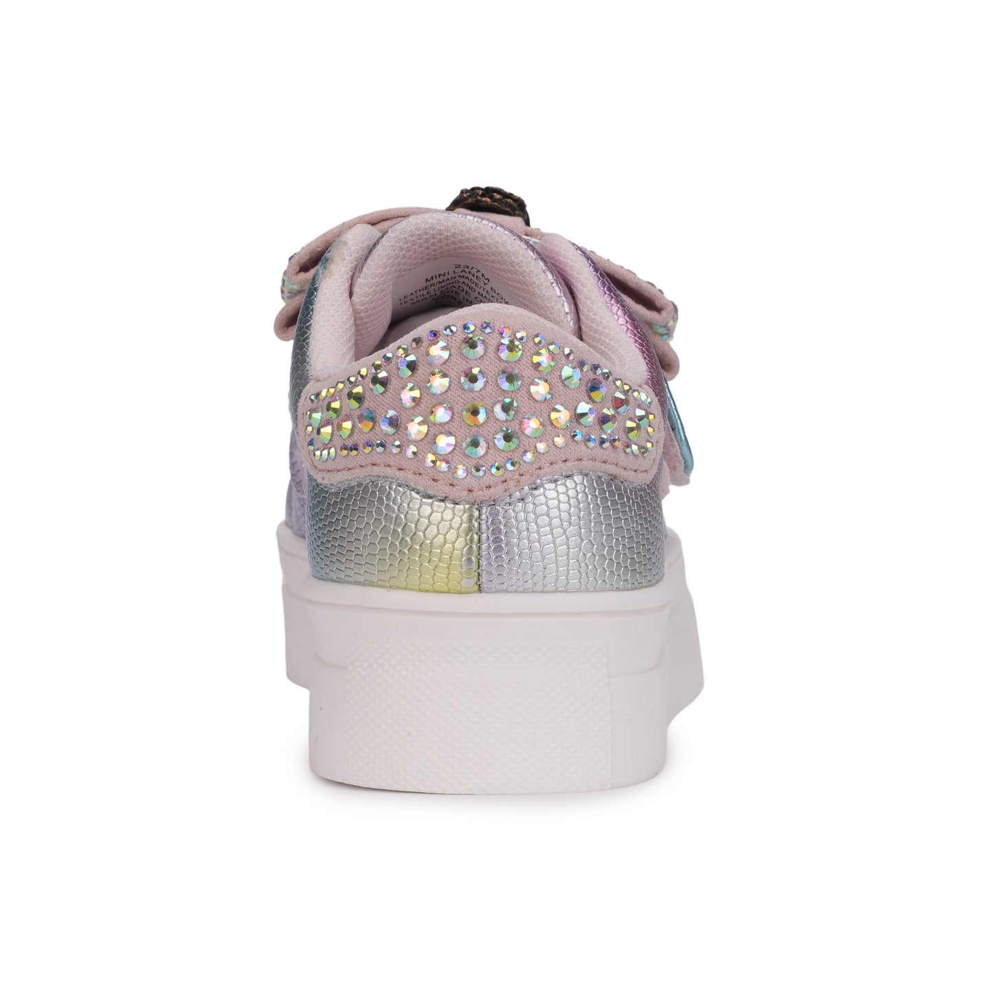 Mini Laney Bow Sneaker - Little Kid Pink Iridescent