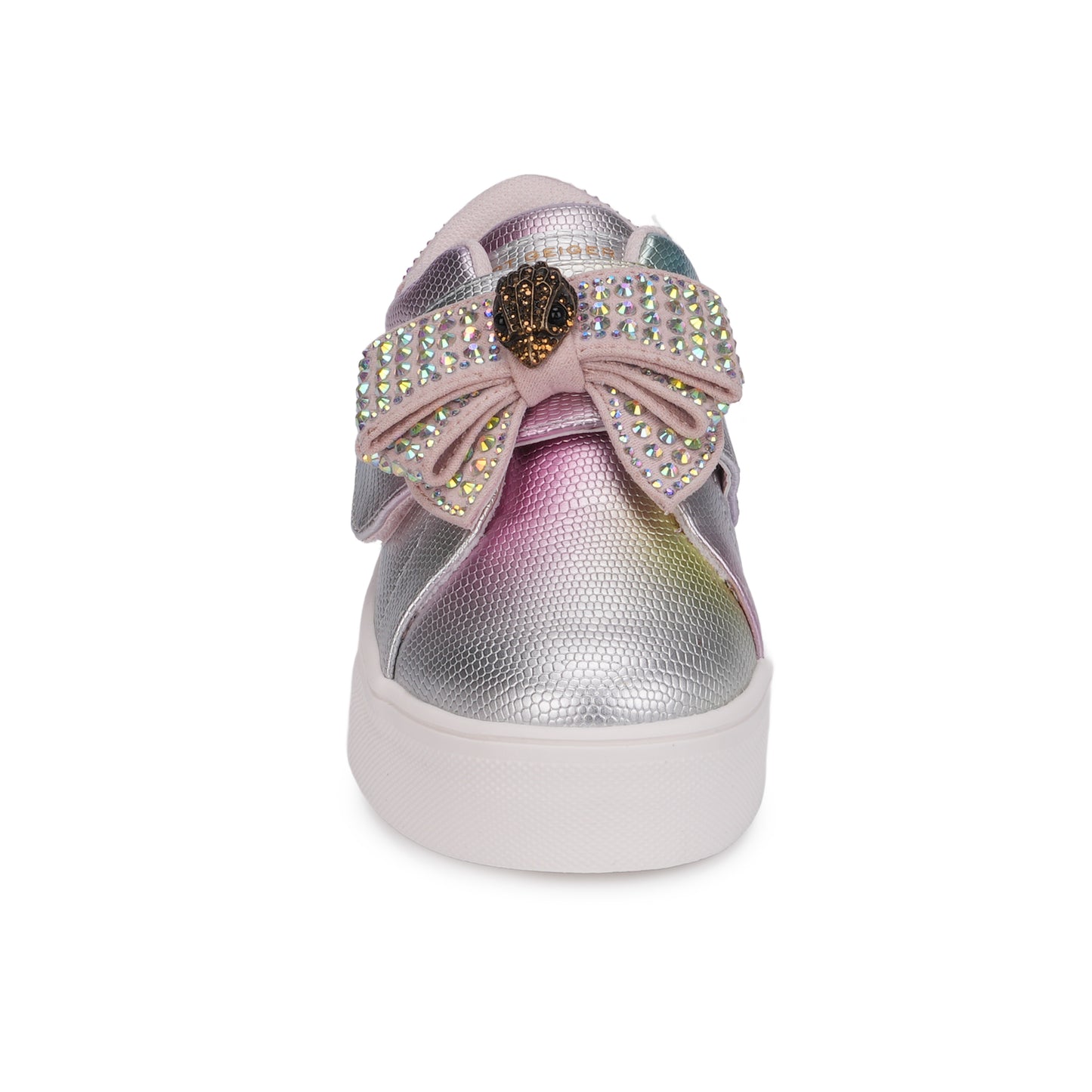 Mini Laney Bow Sneaker - Little Kid Pink Iridescent