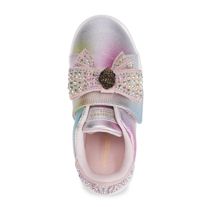 Mini Laney Bow Sneaker - Little Kid Pink Iridescent