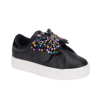 Mini Laney Butterfly Sneaker - Big Kid Black
