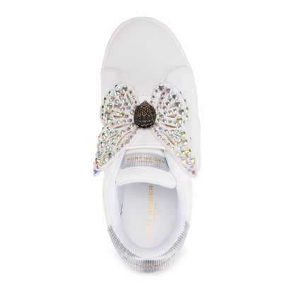 Mini Laney Butterfly Sneaker - Big Kid White