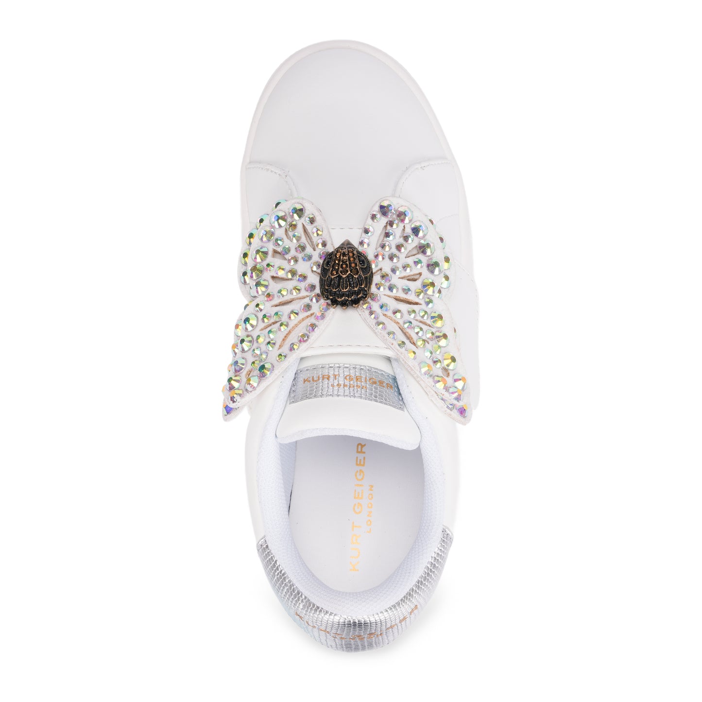 Mini Laney Butterfly Sneaker - Big Kid White