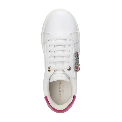 Mini Laney Love Heart Sneaker  - Big Kid White