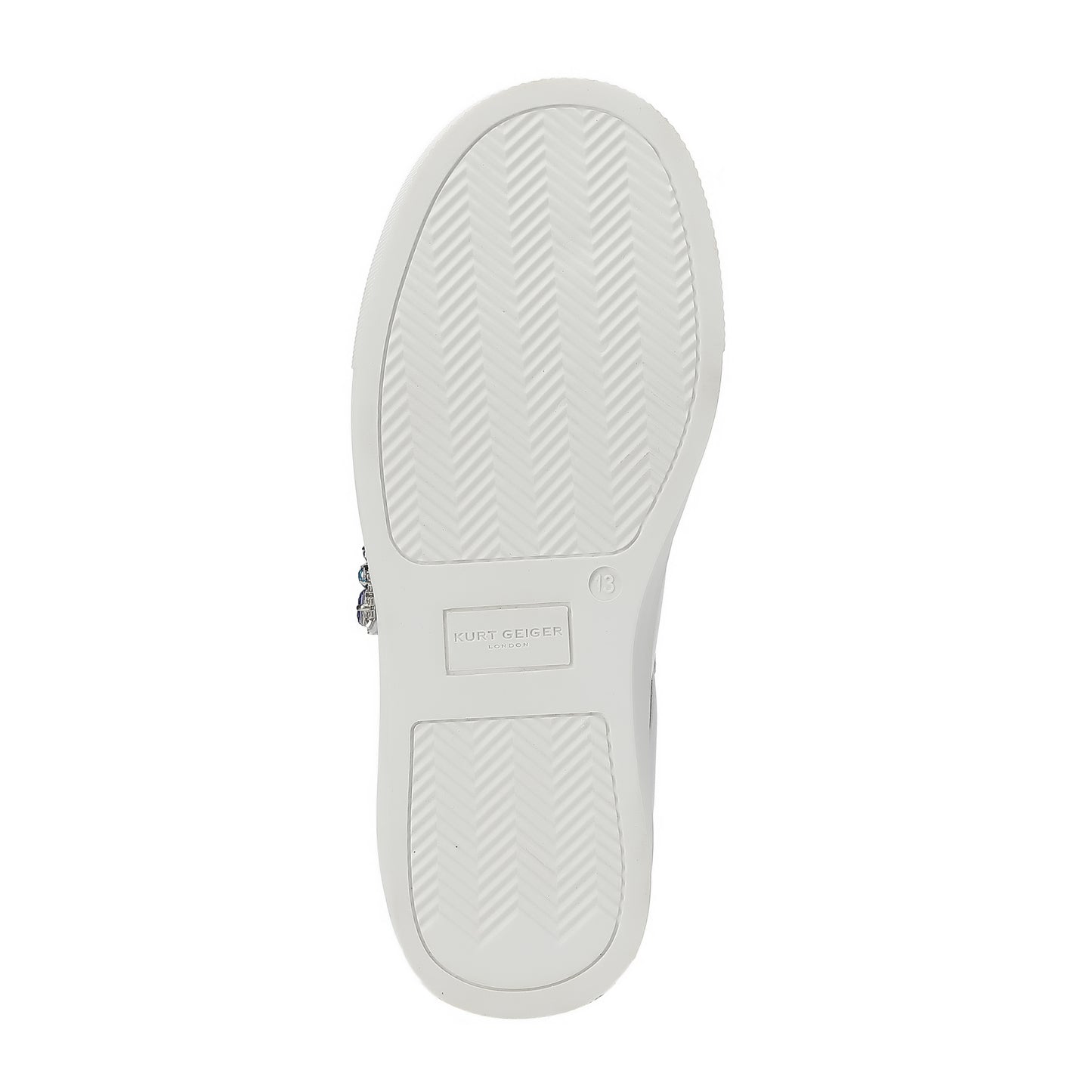 Mini Laney Love Heart Sneaker  - Big Kid White