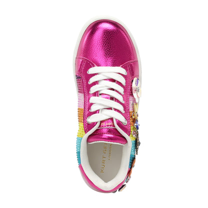 Mini Laney Tutti Frutti Sneaker - Big Kid Fuchsia Multi