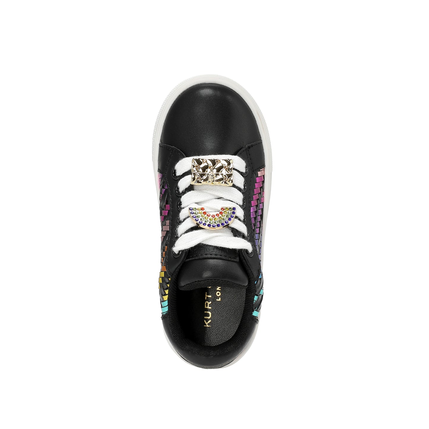 Mini Laney Weave Sneaker  - Little Kid Black Multi