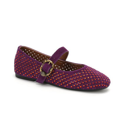 Mini Mayfair Ballet Flat  - Big Kid Deep Purple