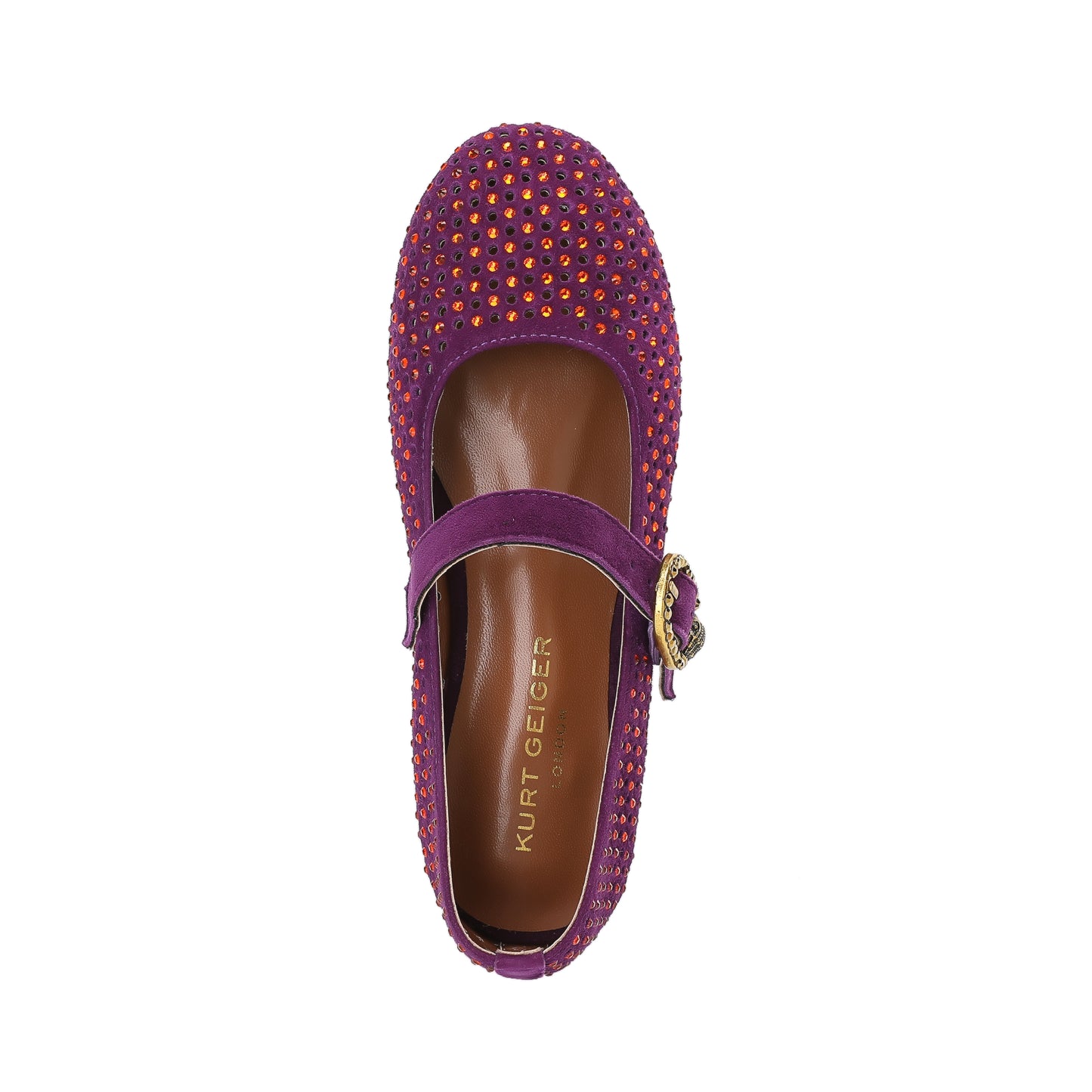 Mini Mayfair Ballet Flat  - Big Kid Deep Purple