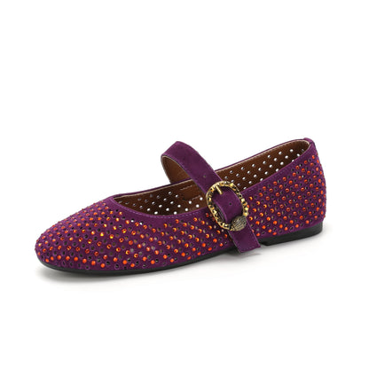 Mini Mayfair Ballet Flat  - Big Kid Deep Purple