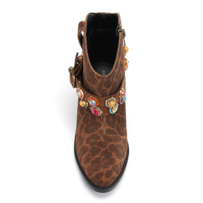 Mini Mayfair Western Boot - Big Kids Brown