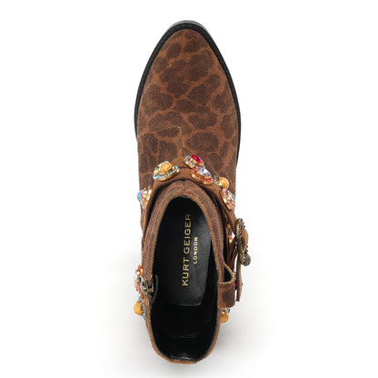 Mini Mayfair Western Boot - Big Kids Brown