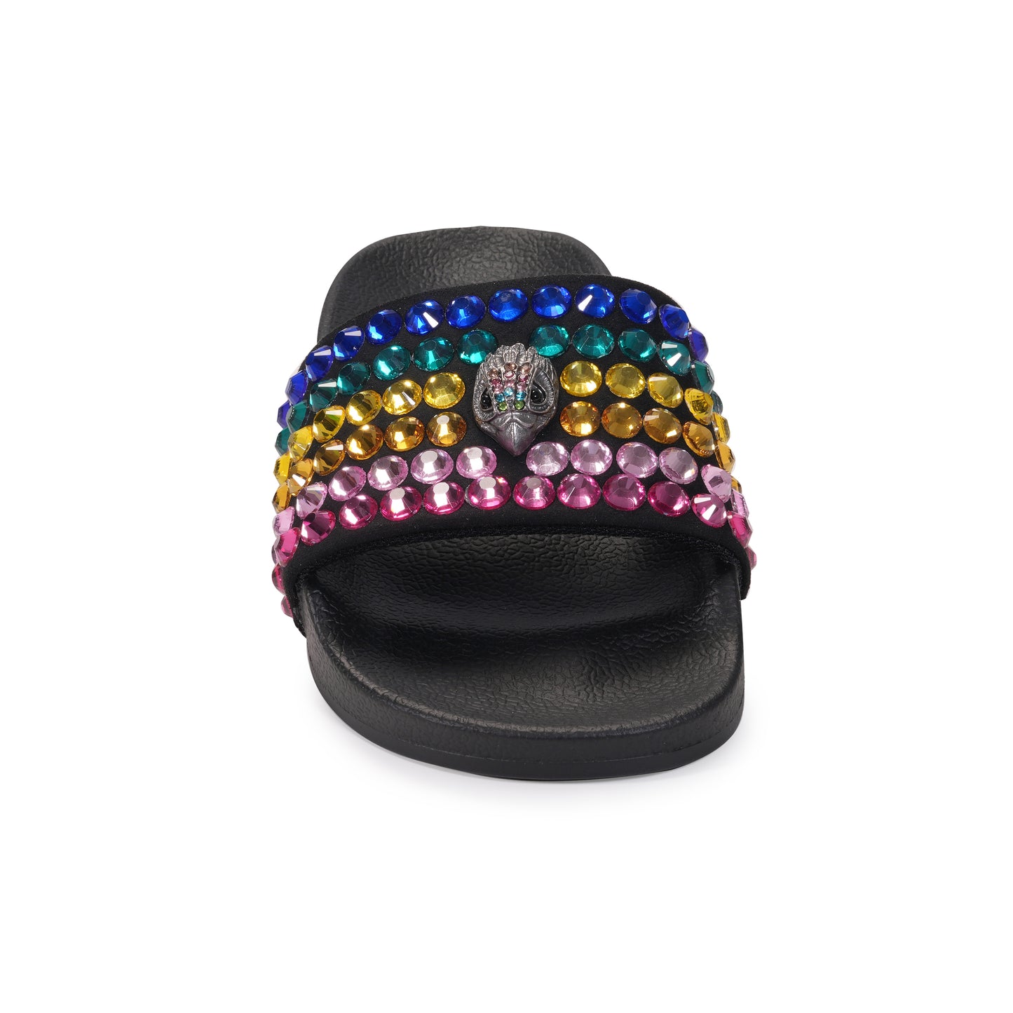 Mini Meena Eagle Sandal - Big Kid Black Rainbow