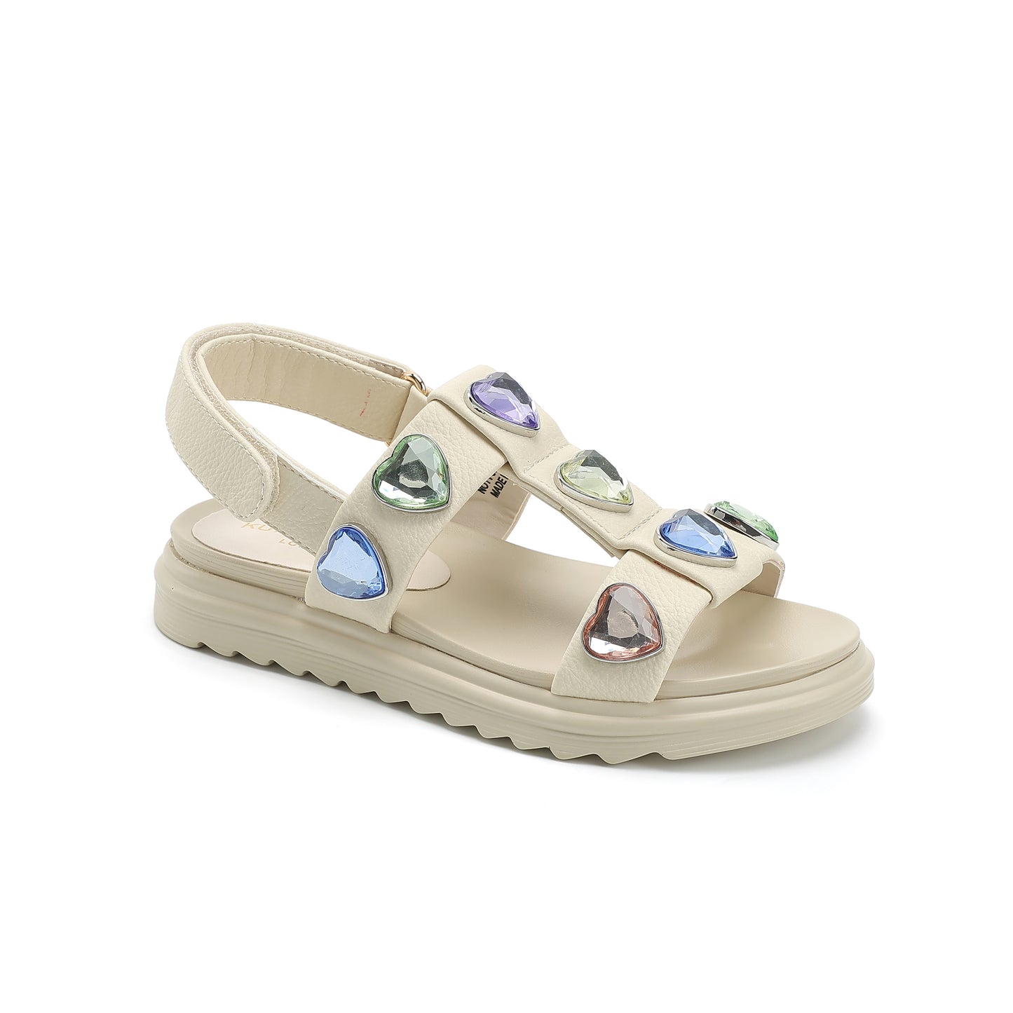 Mini Orson Hearts Sandal  - Big Kid Bone