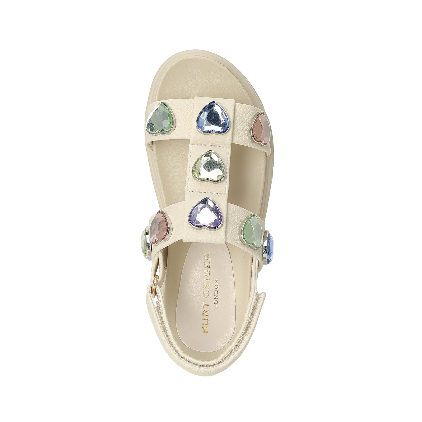 Mini Orson Hearts Sandal  - Big Kid Bone