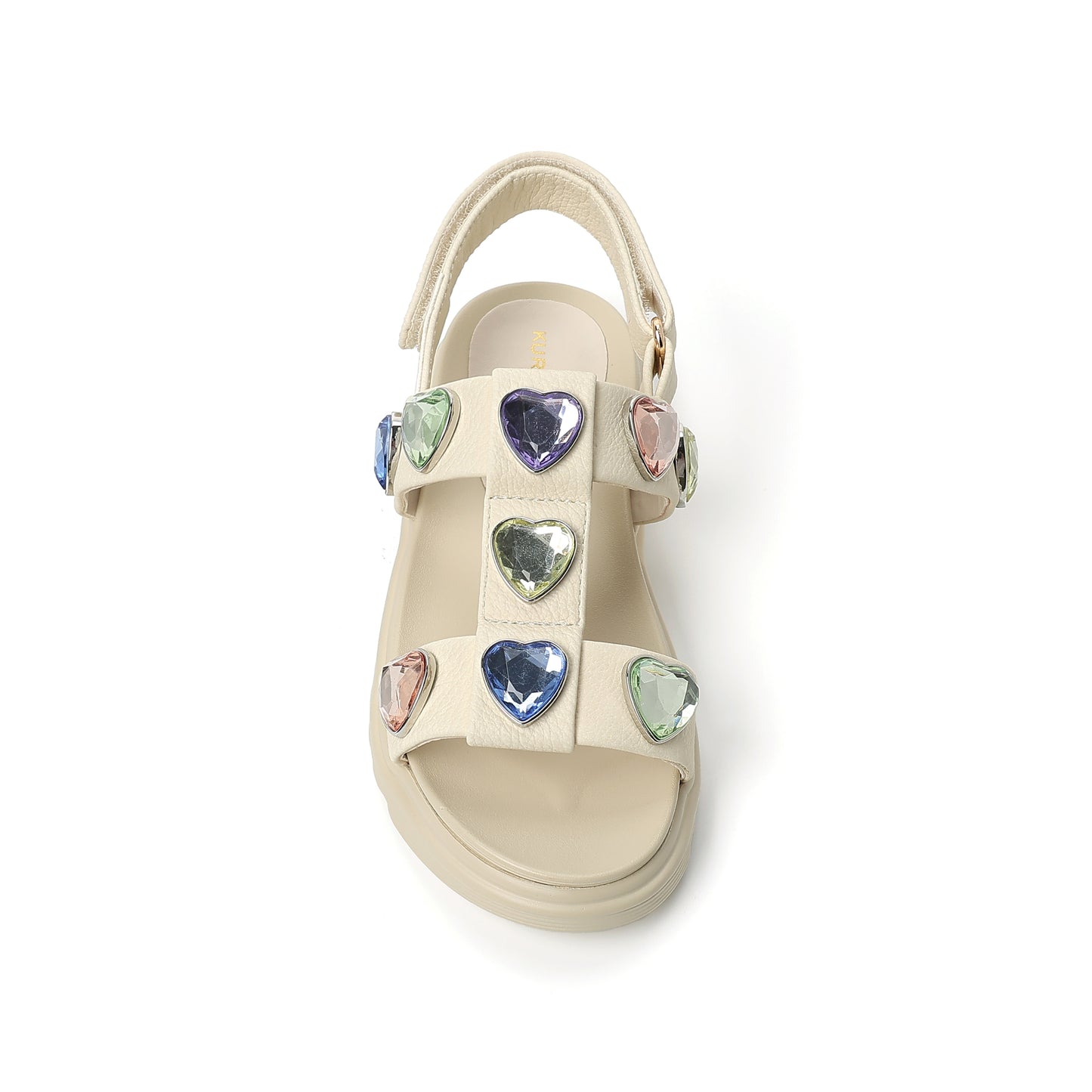 Mini Orson Hearts Sandal  - Big Kid Bone