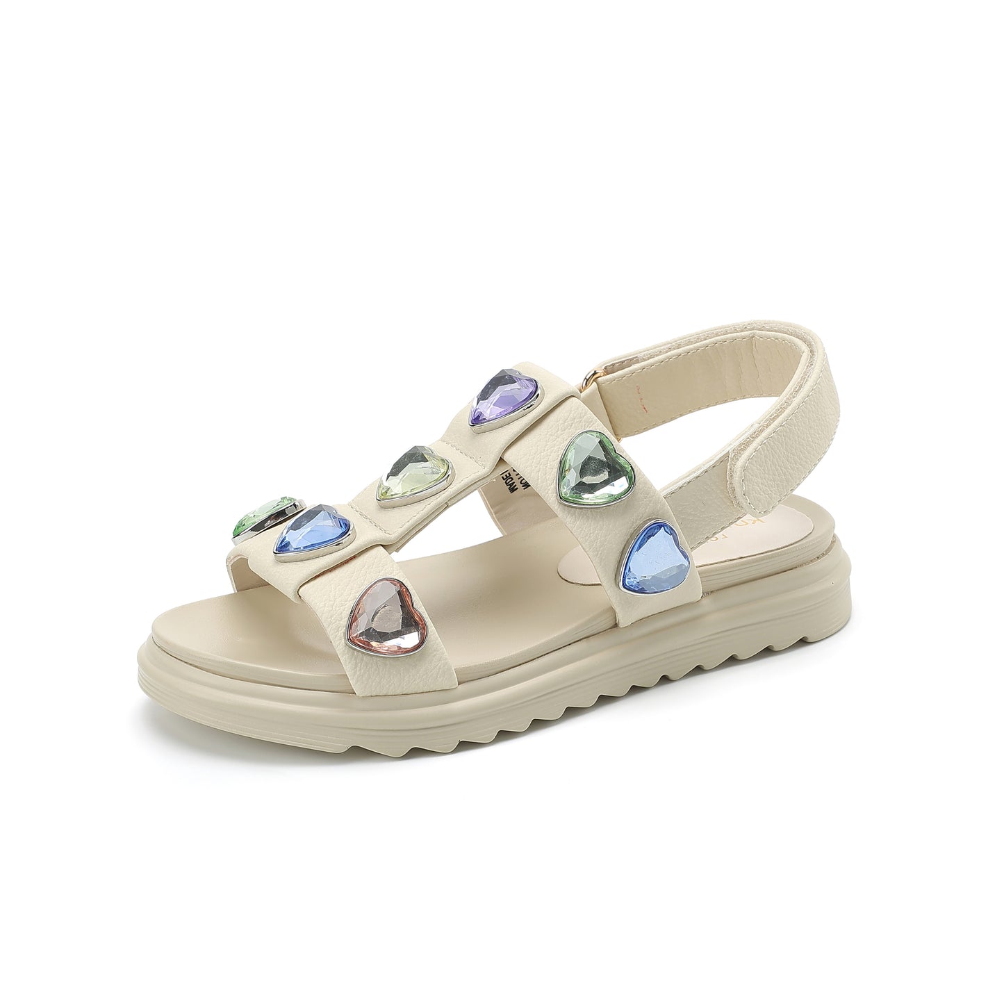 Mini Orson Hearts Sandal  - Big Kid Bone