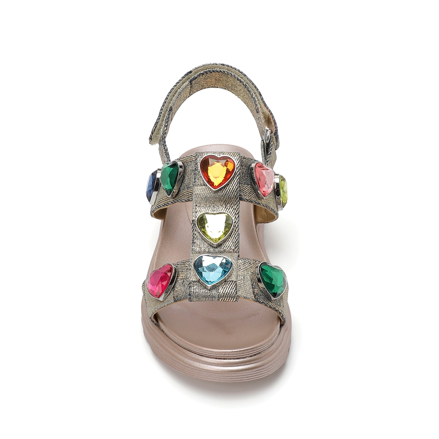 Mini Orson Hearts Sandal  - Big Kid Gold