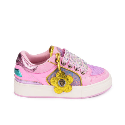 Mini Southbank Tag Sneaker - Big Kid Pink Neon