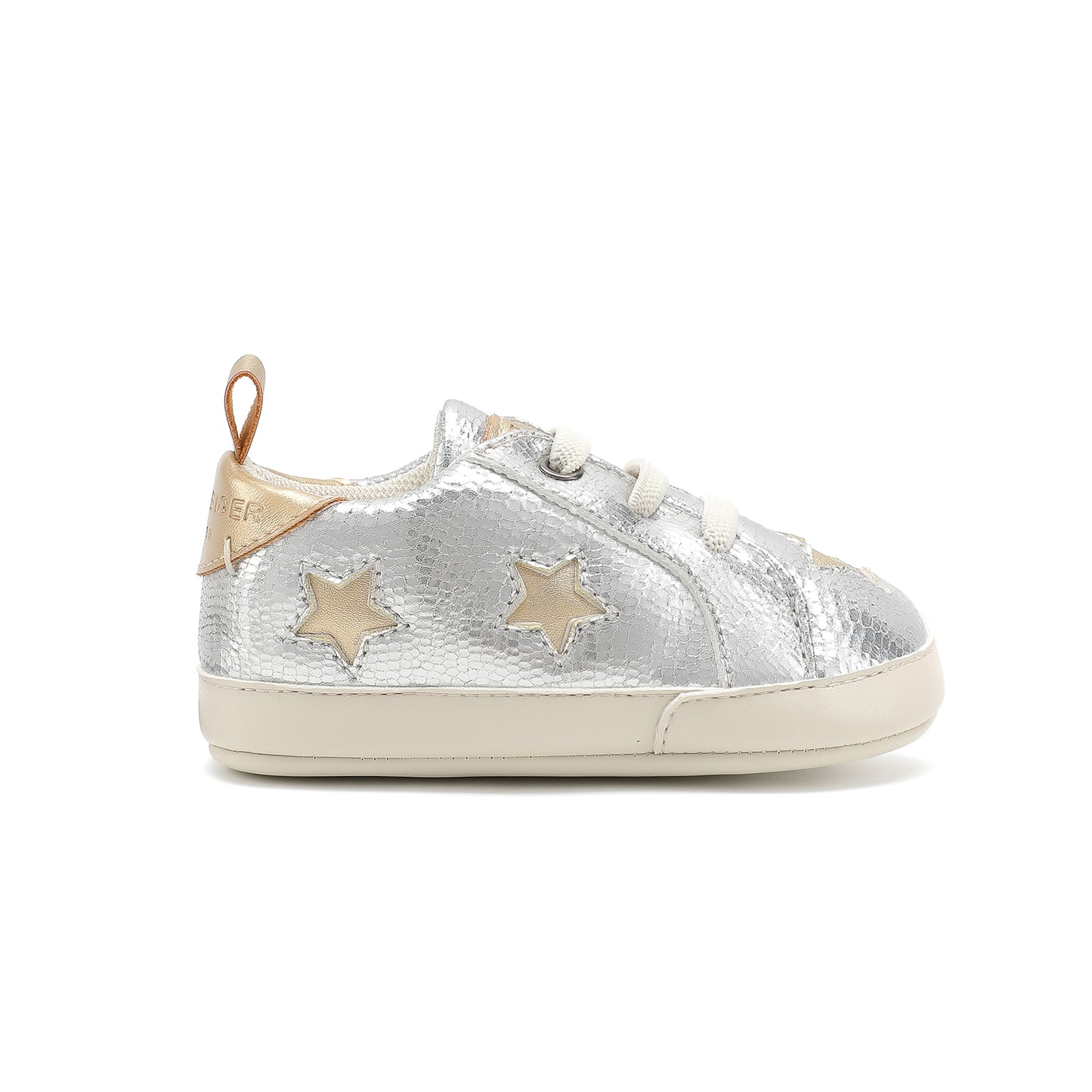 Baby Lane Star Sneaker - Little Kid Silver/Gold