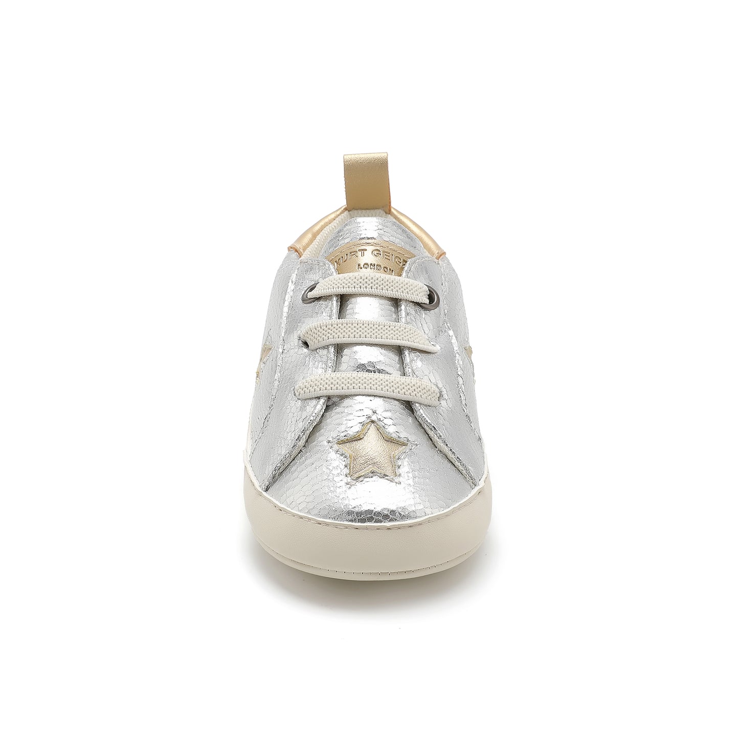 Baby Lane Star Sneaker - Little Kid Silver/Gold