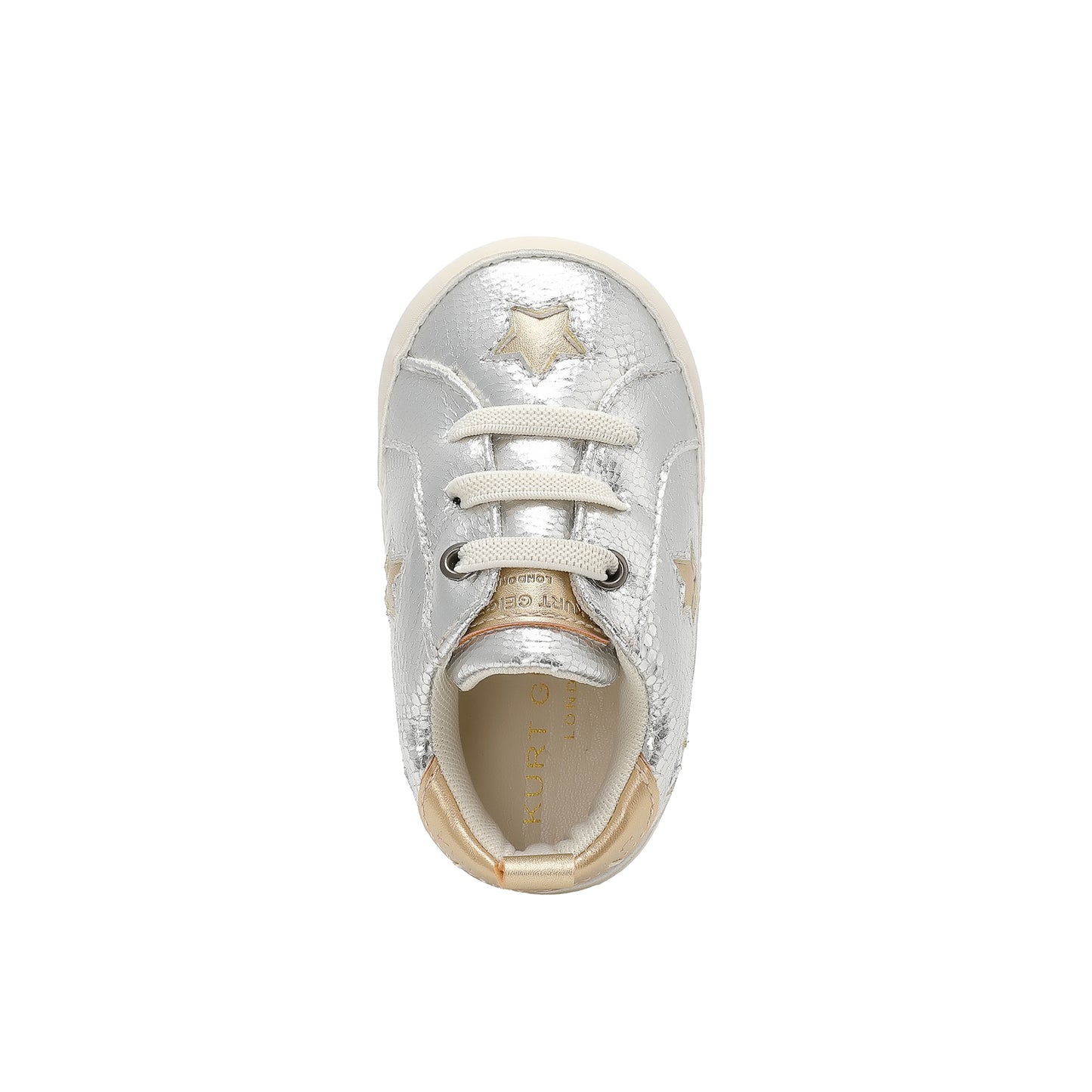 Baby Lane Star Sneaker - Little Kid Silver/Gold