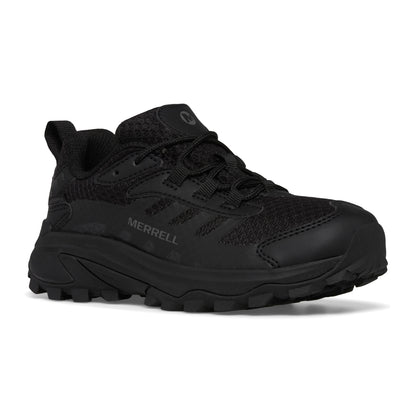 Moab Speed 2 Low Waterproof Sneaker - Big Kid Triple Black