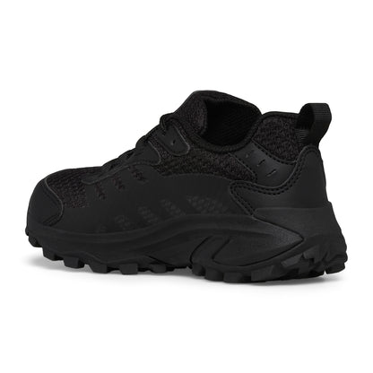 Moab Speed 2 Low Waterproof Sneaker - Big Kid Triple Black