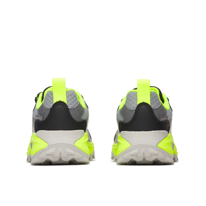 Moab Speed 2 Low Waterproof Sneaker - Big Kid Grey/Black/Citron