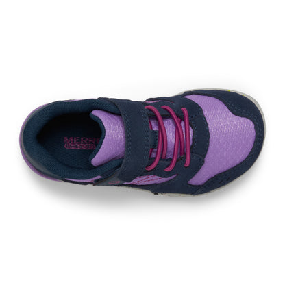 Bare Steps™ A83 Sneaker - Little Kid Navy/Purple