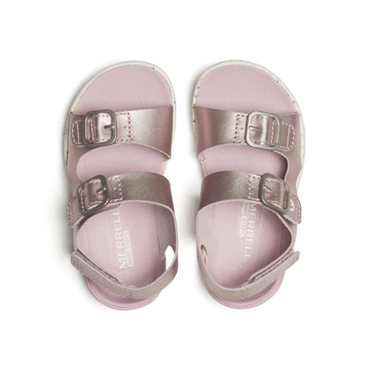 Bare Steps™ Sandal - Little Kid Lilac/Metallic