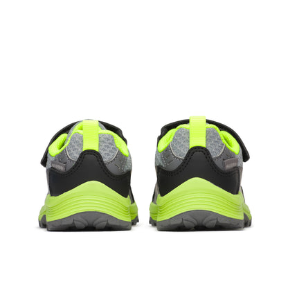 Moab Speed 2 Low A/C Jr Waterproof Sneaker - Little Kid Grey/Black/Citron