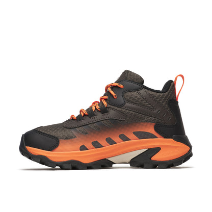 Moab Speed 2 Mid Waterproof Hiker - Big Kid Gunsmoke/Orange