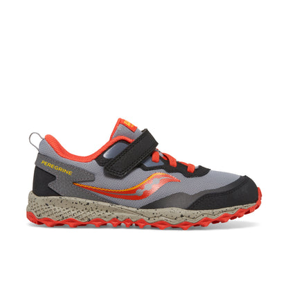 Peregrine Kdz A/C Sneaker - Big Kid Grey/Red/Yellow