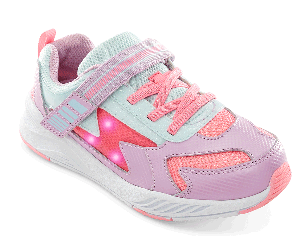 Light-Up Zips Cosmic-XW-Adaptable Sneaker Pink Multi