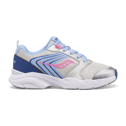 Wind FST LTT Sneaker - Big Kid Silver/Blue/Pink
