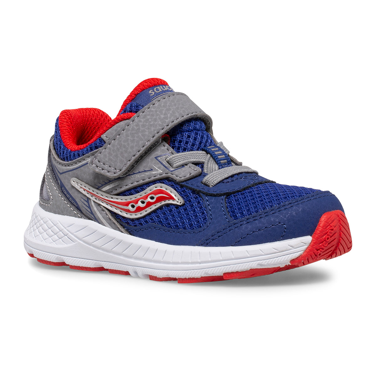 Cohesion 14 A/C Jr. Sneaker Navy/Red
