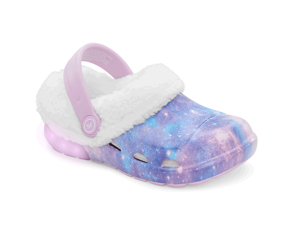 Light-Up Lined Bray Clog Space