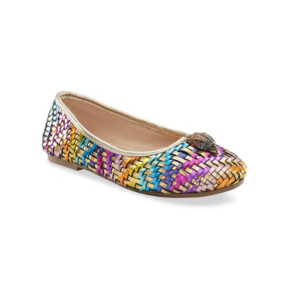Mini Eagle Ballet Flat - Big Kid Gold Multi
