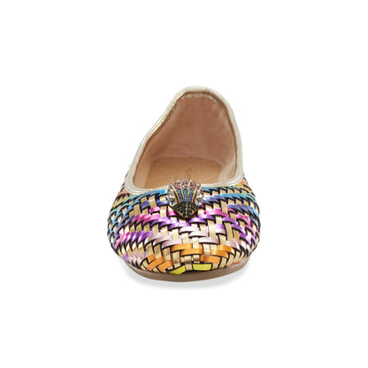 Mini Eagle Ballet Flat - Big Kid Gold Multi