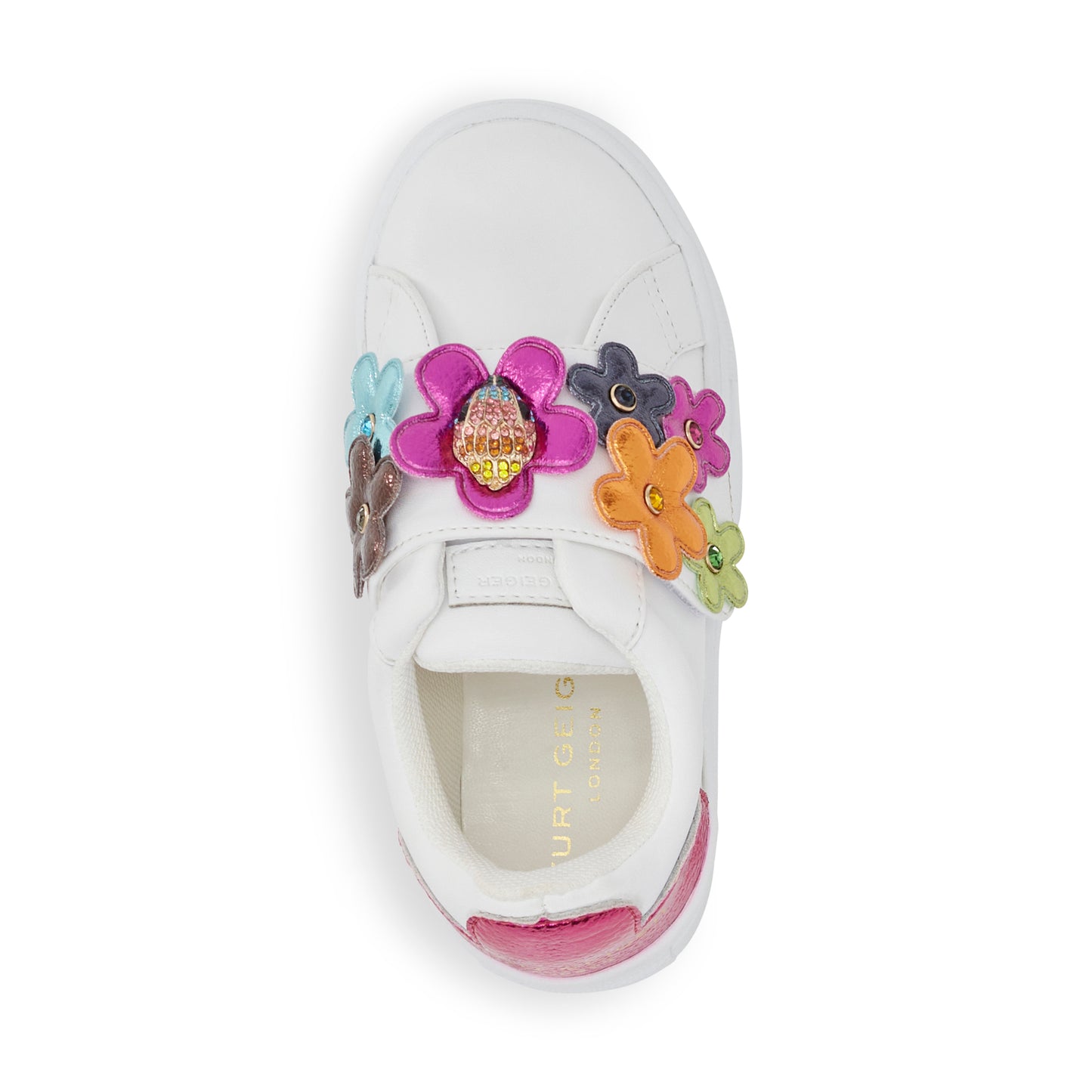 Mini Flower Petal Sneaker - Little Kid White/Multi