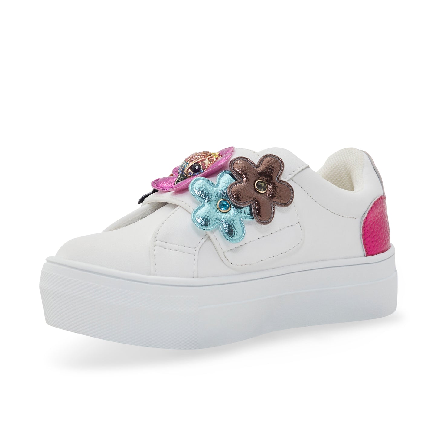 Mini Flower Petal Sneaker - Little Kid White/Multi