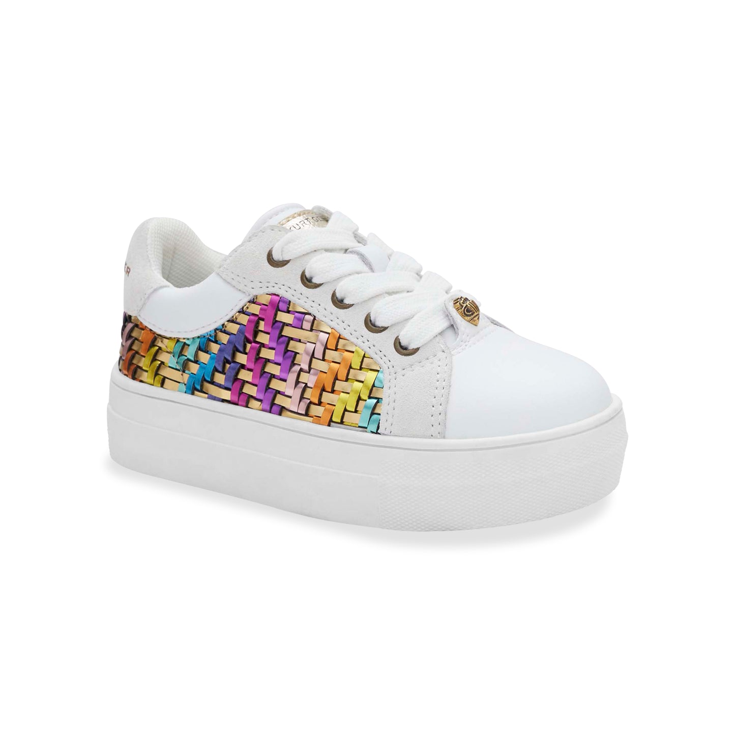 Mini Kensington Sneaker - Little Kid White/Gold