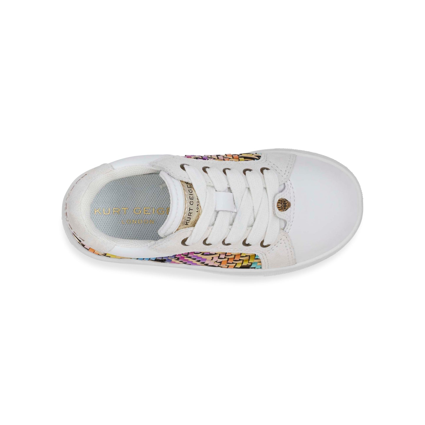 Mini Kensington Sneaker - Little Kid White/Gold