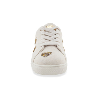 Mini Laney Love Sneaker - Big Kid Bone Gold