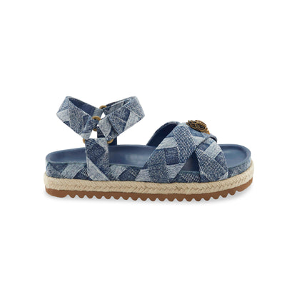 Mini Kensington Espadrille Sandal - Little Kid Denim