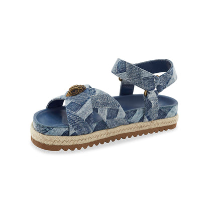 Mini Kensington Espadrille Sandal - Little Kid Denim