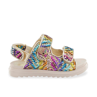 Mini Orson Sandal - Big Kid Gold Multi