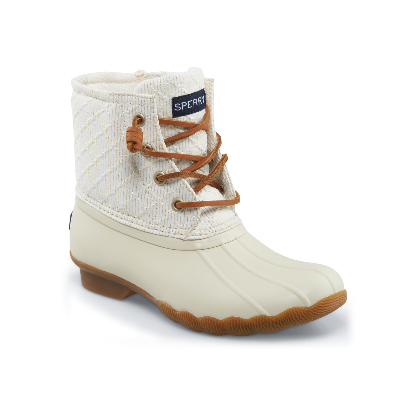 Saltwater Duck Boot Ivory/Gold